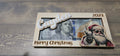 Personalized Wood & Acrylic Christmas Money Cash Envelope Holders with Christma